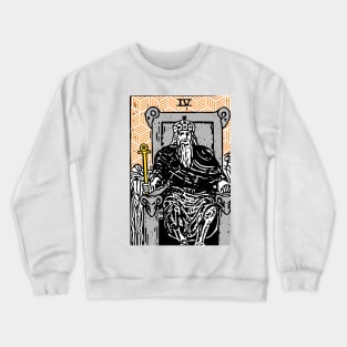 The Emperor - A Geometric Tarot Print Crewneck Sweatshirt